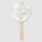 白のオーバーレイ |フローラの結婚色 ハンドファン (裏面)