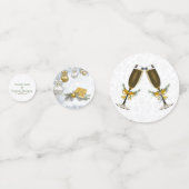 白のクリ結婚スマス コンフェッティ