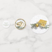 白のクリ結婚スマス コンフェッティ