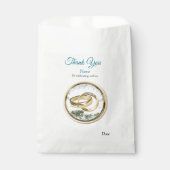 白のクリ結婚スマス フェイバーバッグ (正面)