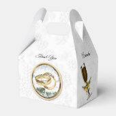 白のクリ結婚スマス フェイバーボックス (裏面サイド)