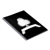 白のグランジなクラブ ノートブック (右側)