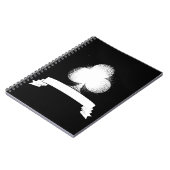 白のグランジなクラブ ノートブック (左側)