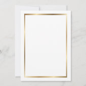 「白のゴージャスなパーティーへようこそ！」 招待状 (裏面)