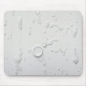白のシャボン玉 マウスパッド (正面)