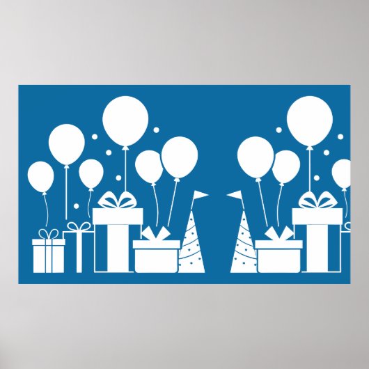 白のシルエット ポスター (正面)