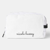 白のスクリプト |モノグスタイリッシュラムモダン ドップキット (裏面)