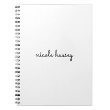 白のスクリプト |モノグラムスタイリッシュミニマモダンリスト