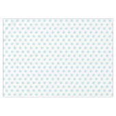 白のスノーフレーク・パターン テーブルクロス (正面(横))