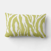 白のゼブラ柄がアクセントのカラフルなクッション ランバークッション (裏面)