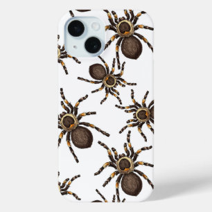 白のタランチュラ iPhone 15ケース