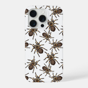 白のタランチュラ iPhone 15 PROケース