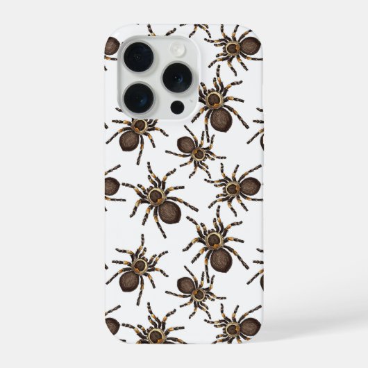 白のタランチュラ iPhoneケース (裏面)