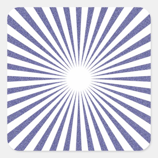 白のターゲット –  スクエアシール (正面)