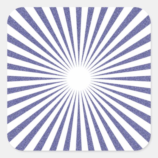 白のターゲット –  スクエアシール (正面)