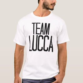 白のチームルッカのTシャツ Tシャツ