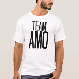 白のチームAmo Tシャツ