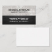 白のテクスチャ |黒いテクスチャ 名刺 (正面/裏面)