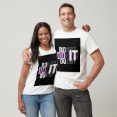 白のハーフスリーブ「DOUBT」グラフィックTシャツ Tシャツ (ユニセックス)