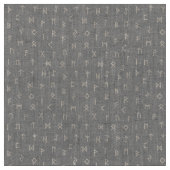 白のバイキングの走行パターンをグレーの背景に表示 ファブリック (クローズアップ)