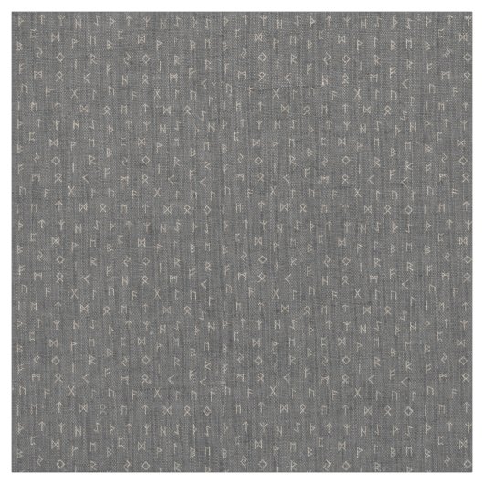 白のバイキングの走行パターンをグレーの背景に表示 ファブリック (見本)