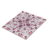 白のバグ、濃いマゼンタ、ピンク タイル (側面)