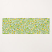 白のバターカップ ヨガマット (正面(横))