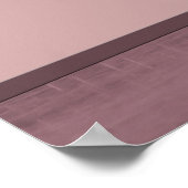 白のバレリーナとピンクのバラ ポスター (角)