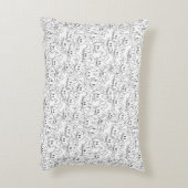 白のバンニのバンチ – シームレスなパターン。 アクセントクッション (裏面(縦))