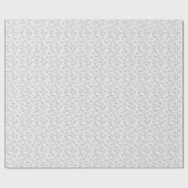 白のバンニのバンチ – シームレスなパターン。 ラッピングペーパー (フラット)