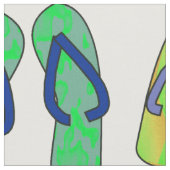 白のビーチサンダル ファブリック (クローズアップ)