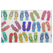 白のビーチサンダル ファブリック (ファットクウォーター)