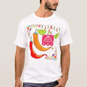 白のフィエスタフレームスピリット Tシャツ (正面)