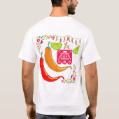 白のフィエスタフレームスピリット Tシャツ (裏面)