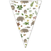 白のベリーフィールドのオポッサム バンティングフラッグ (第1の旗)