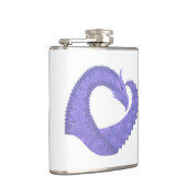 白のペリウィンクルハートドラゴン フラスク (右)