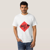 白のメンズTシャツ Tシャツ (正面フル)