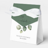 白のユーカリ祝プトゥス日付 フェイバーボックス (正面サイド)