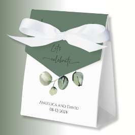 白のユーカリ祝プトゥス日付 フェイバーボックス