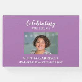 白のラベンダーお祝いで写真と生活 ゲストブック