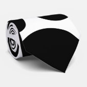 白のランダム黒丸 ネクタイ (ロール)