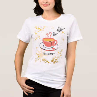 白のレディースTシャツ トライブレンドTシャツ