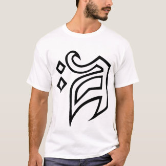 白のロゴの黒を驚かせて下さい Tシャツ