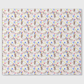 白のロバ包装紙 ラッピングペーパー (フラット)