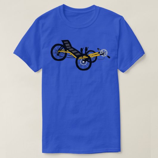 白の上に自転車を置き直す Tシャツ (デザイン正面)