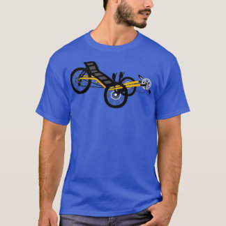白の上に自転車を置き直す Tシャツ