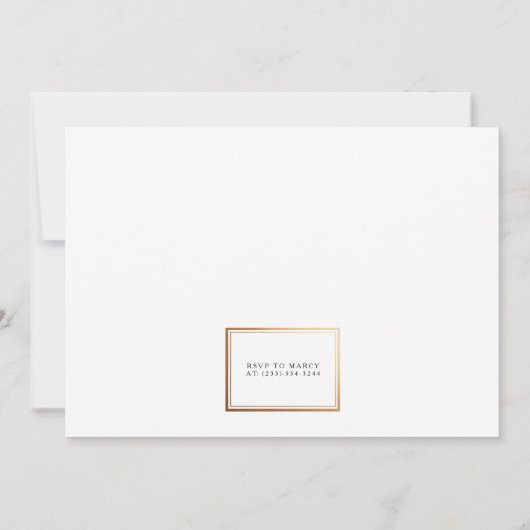 白の不透明オーバーレイ |誕生日フォト招待状 招待状 (裏面)