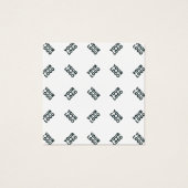 白の交互ロゴもしくは画像パターン (正面)