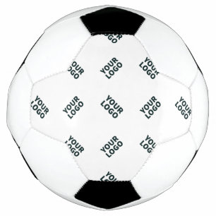 白の交互ロゴもしくは画像パターン サッカーボール
