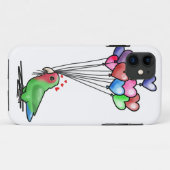 白の仲の良い恋人同士の例 Case-Mate iPhoneケース (裏面(横))